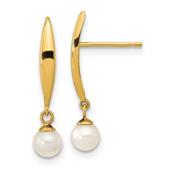 14K Madi K Polished 4mm Freshwater Cultured Pearl Post Earrings,All Products : American Fashion Style Bags On Sale 14K Madi K Polished 4mm Freshwater Cultured Pearl Post Earrings,All Products : American Fashion Style Bags On Sale